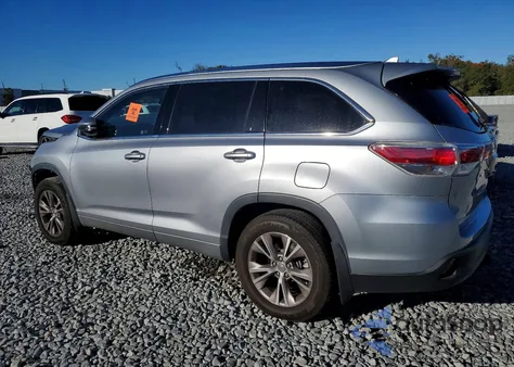 2015 Toyota Highlander Xle from USA, damaged, VIN 5TDJKRFH2FS190714